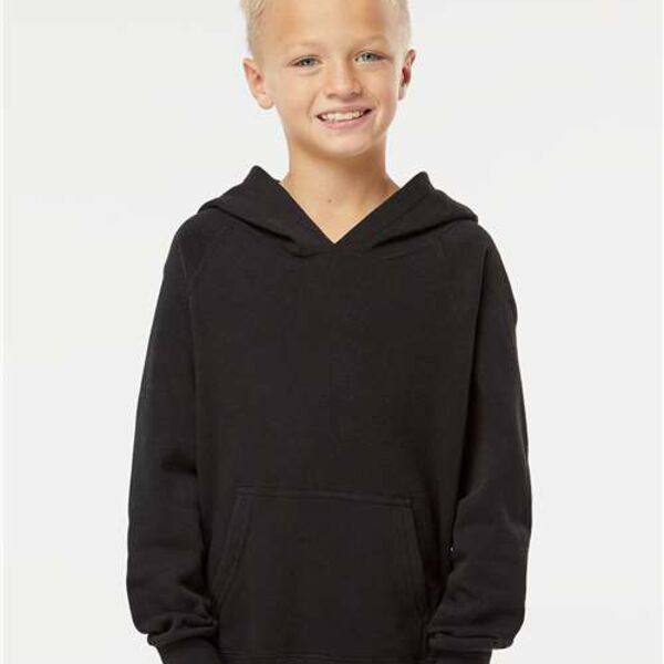 Youth Lightweight Special Blend Raglan Hooded Sweatshirt Thumbnail