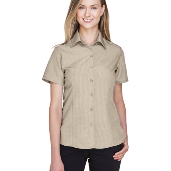 Ladies' Barbados Textured Camp Shirt Thumbnail