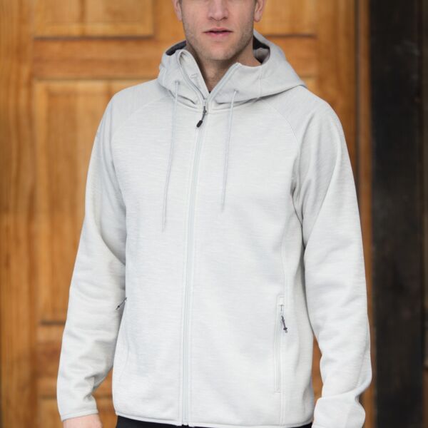 DRYFRAME® DRY TECH WATER RESISTANT FLEECE FULL ZIP HOODED JACKET Thumbnail