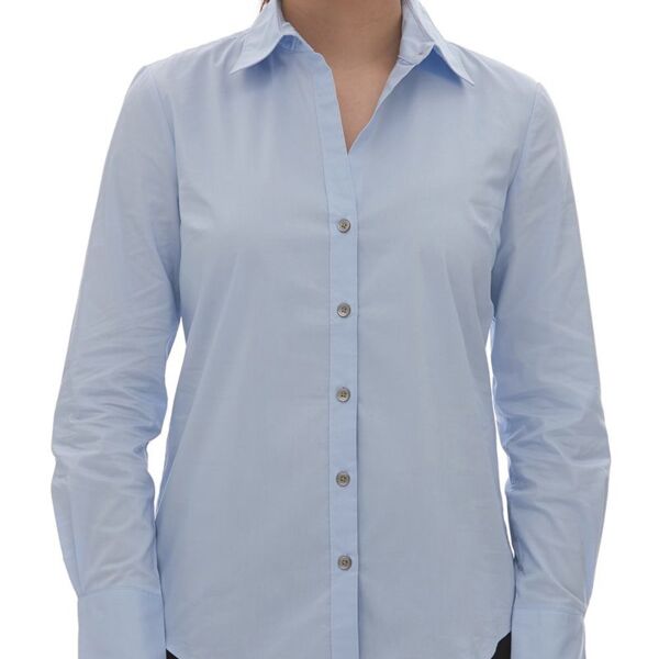 Women's Cotton Stretch Long Sleeve Shirt Thumbnail