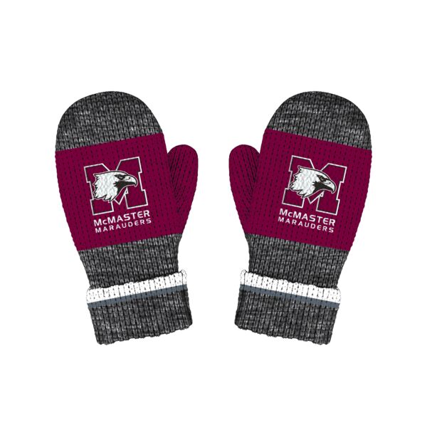 KW - 008 MCMASTER PEPPER STRIPES MITTEN Thumbnail