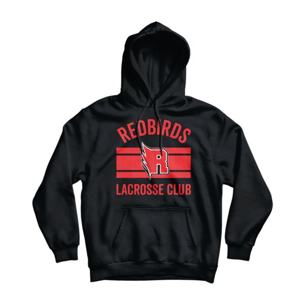 Newmarket Redbirds Adult Classic Hoodie - Black Thumbnail
