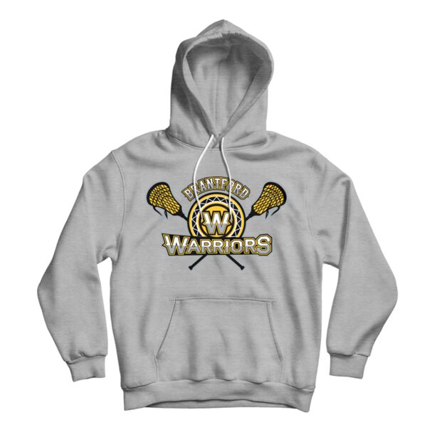 Brantford Warriors Adult Gray Classic Hoodie Thumbnail