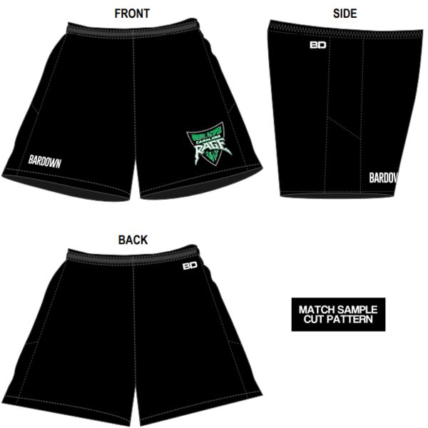 Carolina Rage Training Shorts Youth Thumbnail