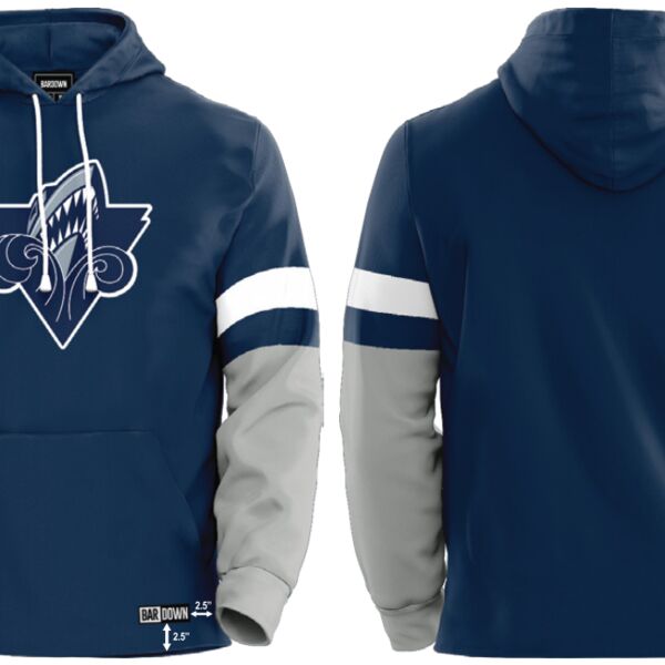 Rimouski Oceanic Striper Streetwear Hoodie Thumbnail