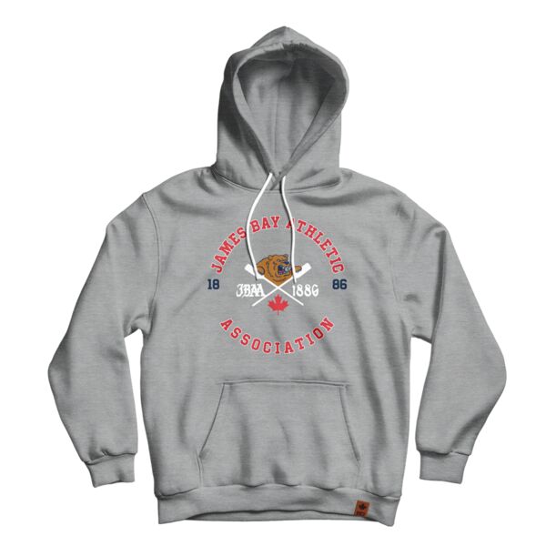 James Bay Athletic Association Adult  Face-off-hoodie Grey Thumbnail