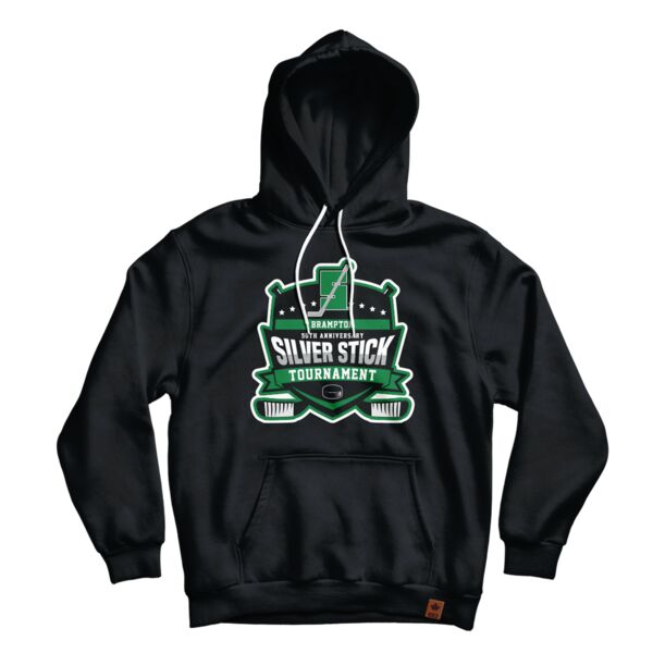 Silver Stick Classic Hoodie Adult Black Thumbnail