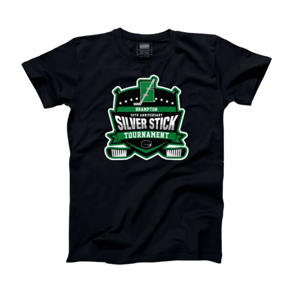 Silver Stick Classic T-shirt Adult Black Thumbnail