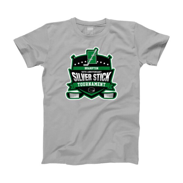 Silver Stick Classic T-shirt Adult Grey Thumbnail