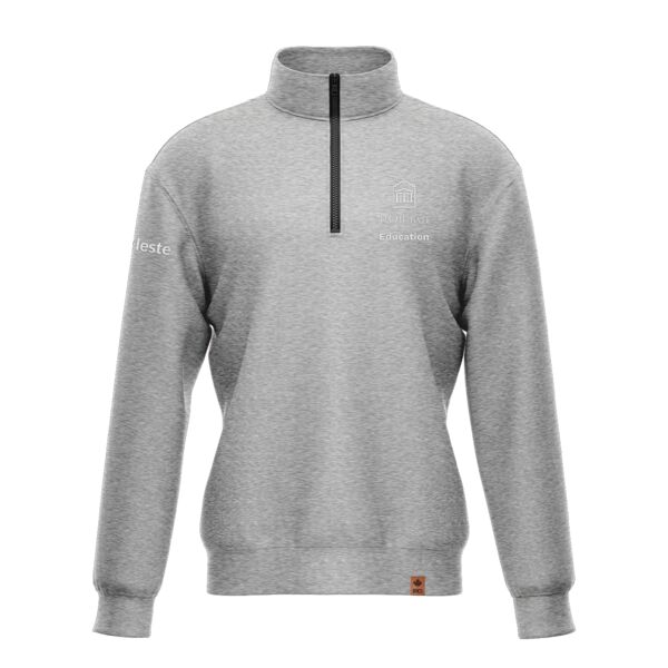 Uottawa Classic 1/4 Zip Grey English Thumbnail