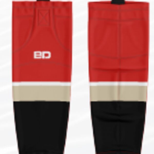 North Shore Jr. Beavs Sublimated Hockey Socks Thumbnail