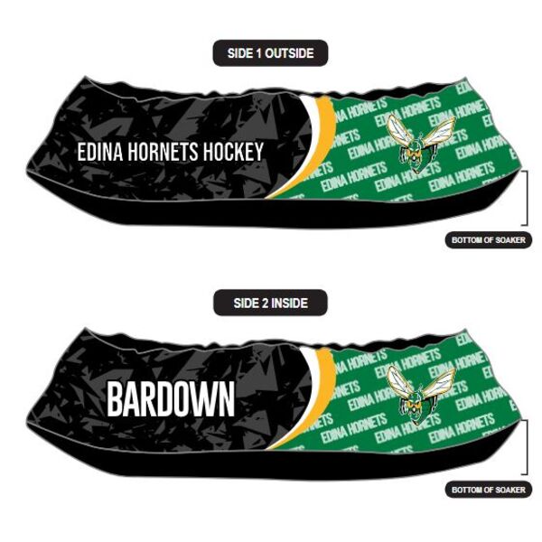 Edina Hornets Hockey Sublimated Soaker Thumbnail
