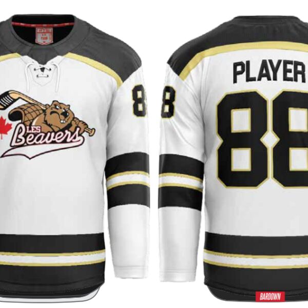 Copy of Les Beaver Cut & Sew Jersey with Scoop and Lace Thumbnail