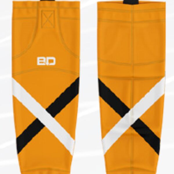 Kempenfeldt Bay Raiders Sublimated Hockey Socks Gold Thumbnail