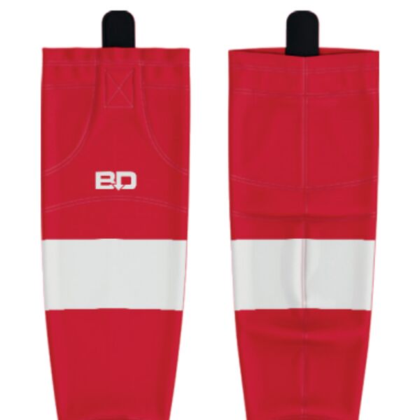 Saint Claire Shore Saints Hybrid Socks Red Thumbnail