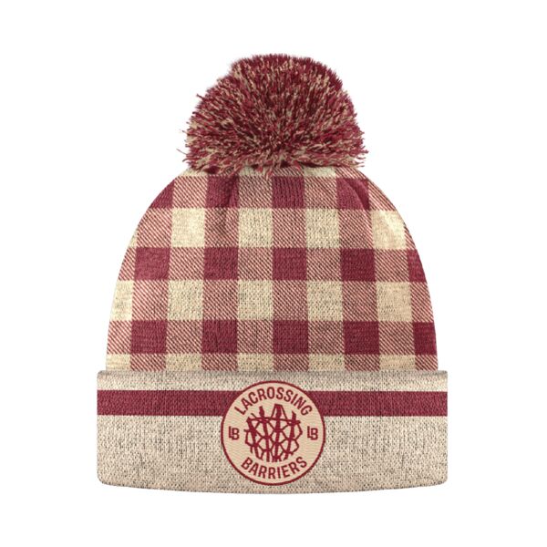 Lacrossing Barriers Plaid Is Rad Toque Thumbnail