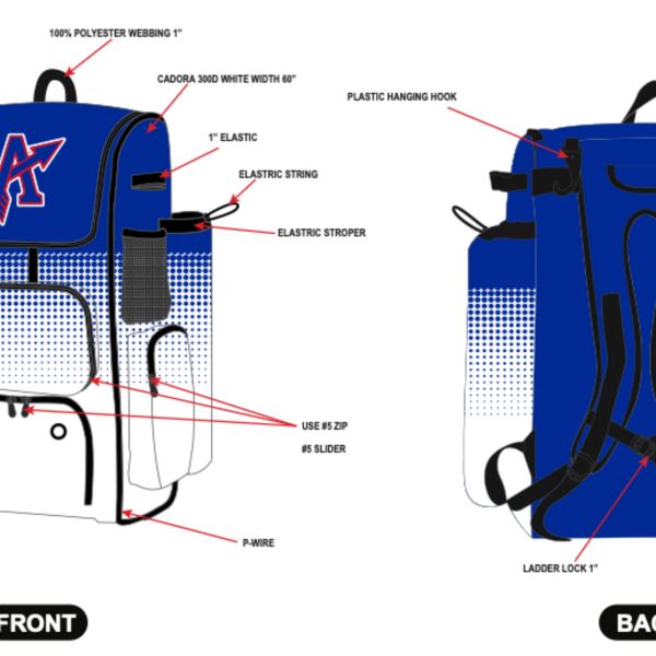 Arrows Baseball Bag (A Logo) Thumbnail