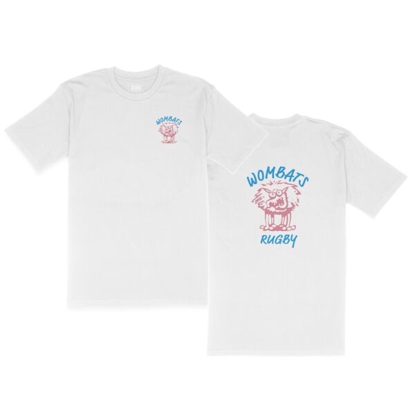 Crazy Wombat T-shirt - White Thumbnail