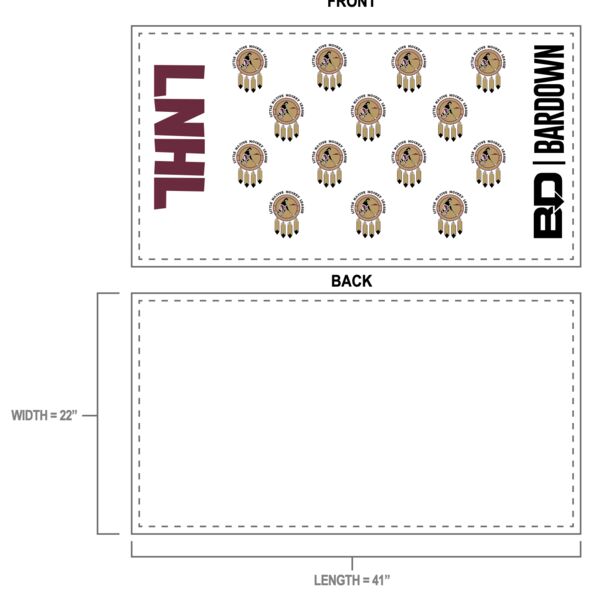 LNHL Printed Skate Towel Thumbnail