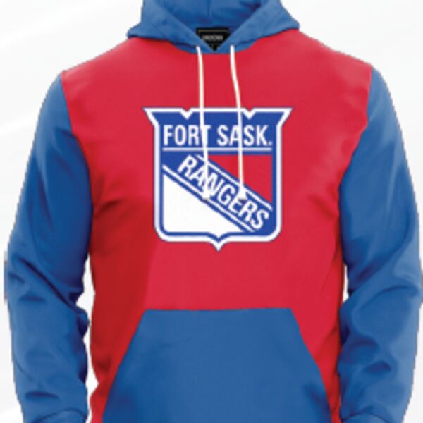 Fort Saskatchewan Rangers Art Attack Hoodie - Red Thumbnail