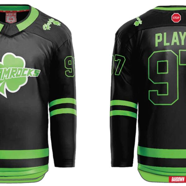 Hespeler Shamrocks Hybrid Hockey Jersey - Adult Thumbnail