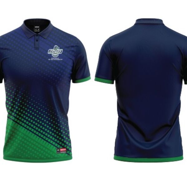 Seattle Sno-Kings Sublimated Polo - Youth  Thumbnail