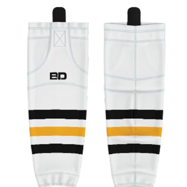 Victoria Bees Sublimated Hockey Socks - White Thumbnail
