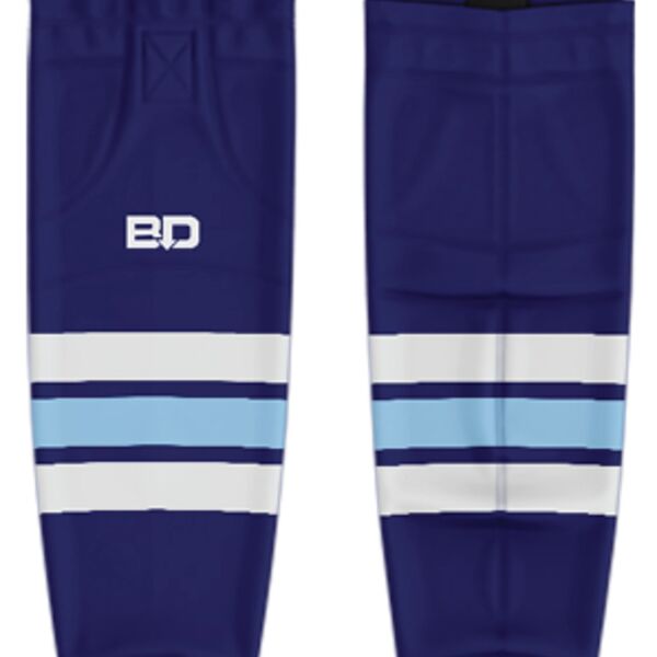 Guelph Giants Sublimated Hockey Socks Blue - Adult Thumbnail