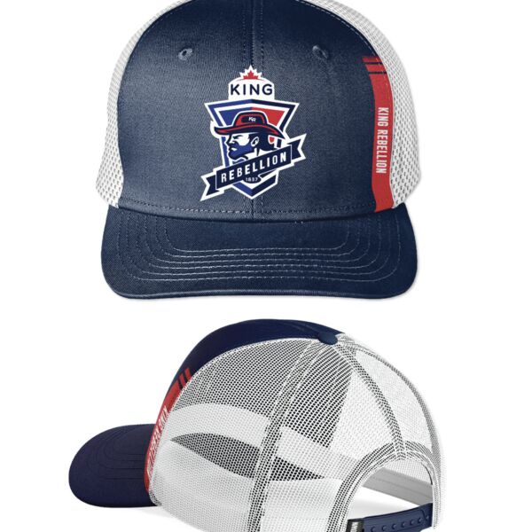 King Rebellion Side Stripe Mesh Hat Thumbnail