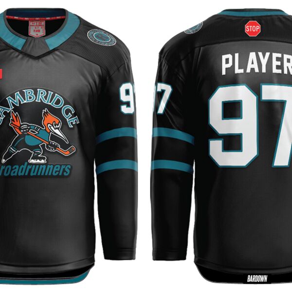 Cambridge Roadrunners Cut and Sew Hockey Jersey - Adult Thumbnail