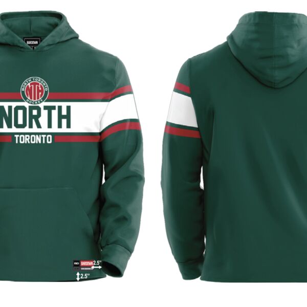 North Toronto Hockey Stripe Show Sublimated Hoodie - Youth Thumbnail