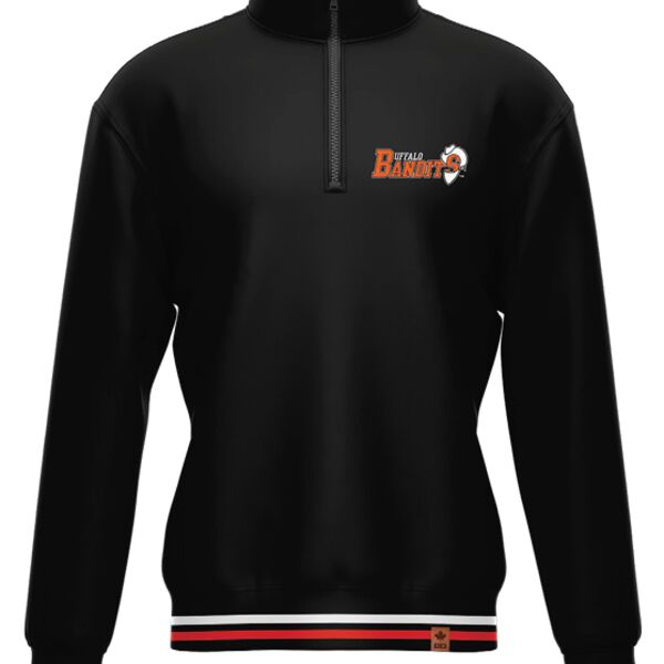 Buffalo Bandits Cuff Coloured Quarter Zip - Adult Thumbnail