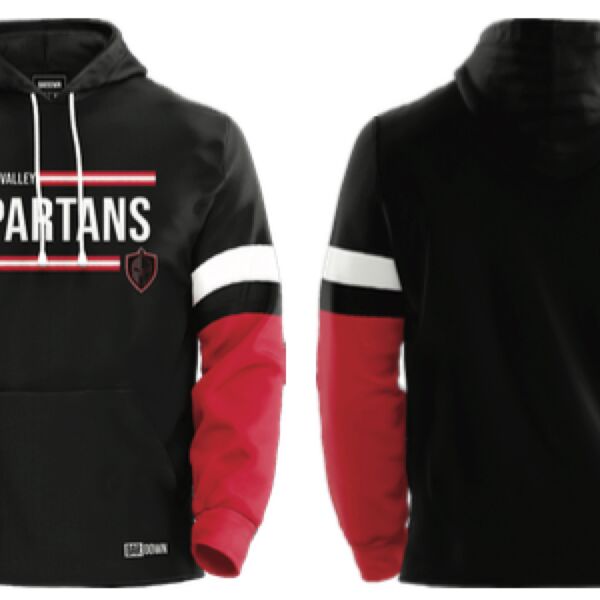 Western Valley Spartan Striper Hoodie Youth Thumbnail