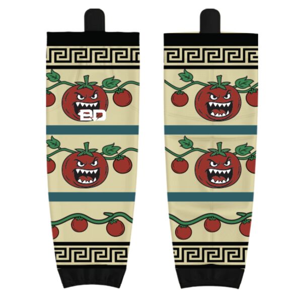 Versace Tomatoes Sublimated Hockey Socks Thumbnail