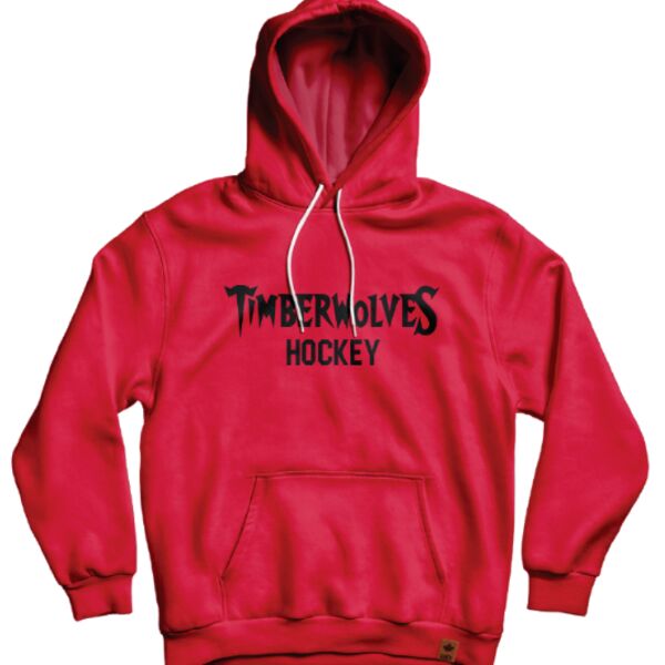 Cochrane Timberwolves Classic Hoodie - Red Thumbnail
