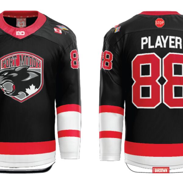 Port Moody Panthers Sublimated Hockey Jerseys - Adult Thumbnail