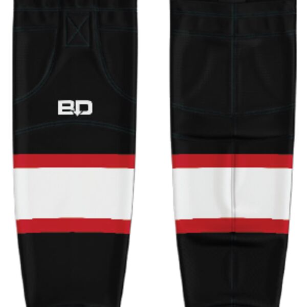 Port Moody Panthers Cut n Sew Hockey Socks - Youth Thumbnail
