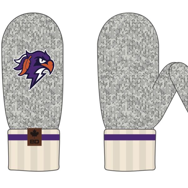 Halifax Thunderbirds Snow Pepper Mittens Thumbnail