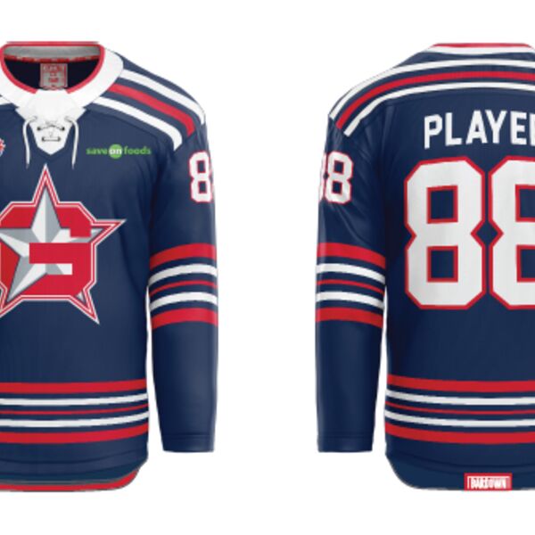 Oceanside Generals Sublimated Jersey with Scoop - Adult Thumbnail