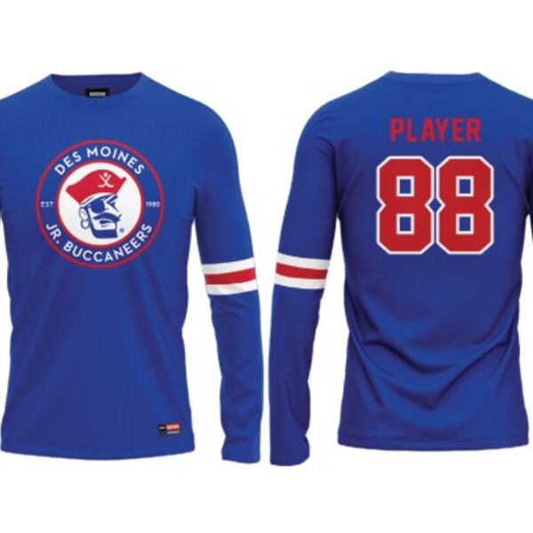 Des Moines Jr Bucs Sublimated Long Sleeve (2) Thumbnail