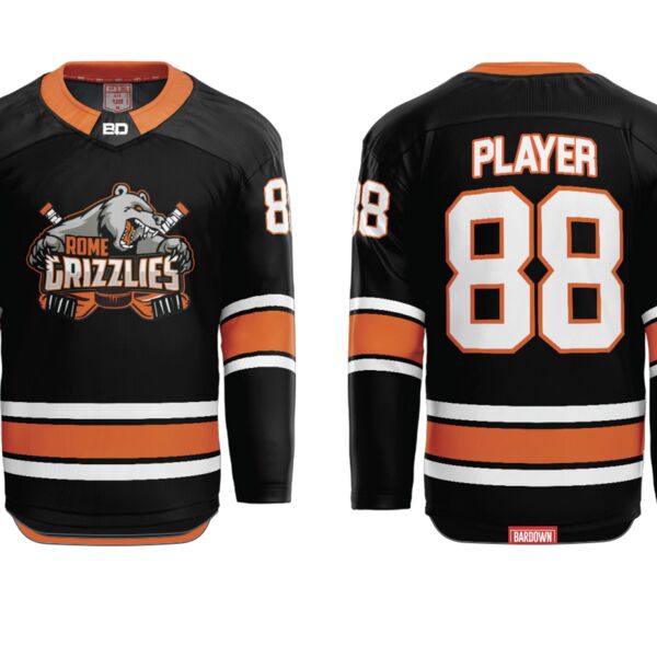 Rome Grizzlies Sublimated Hockey Jersey Thumbnail