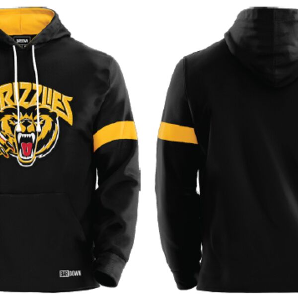 Victoria Grizzlies Custom Striper Streetwear Hoodie - Youth Thumbnail