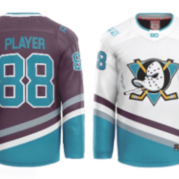 Ducks Hockey Reversible Sublimated Jersey Thumbnail