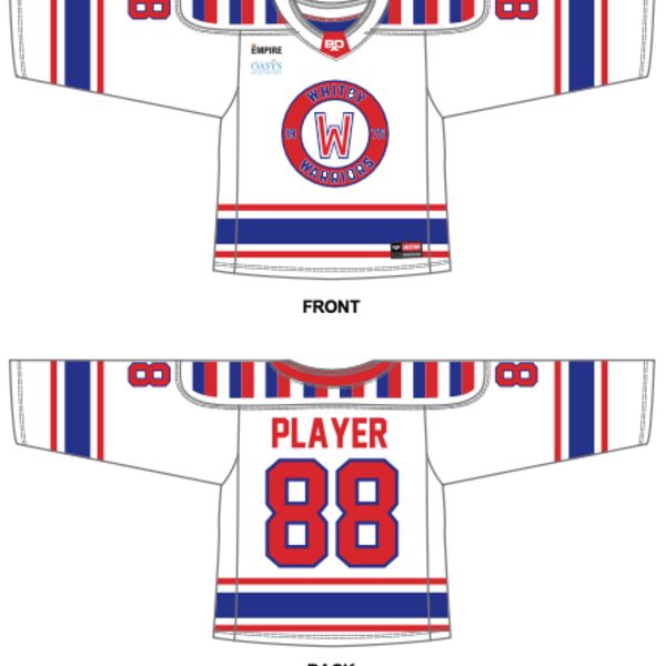 Whitby Warriors Box Lacrosse Jersey Thumbnail
