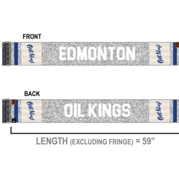 Edmonton Oil Kings Snow Pepper Scarf Thumbnail
